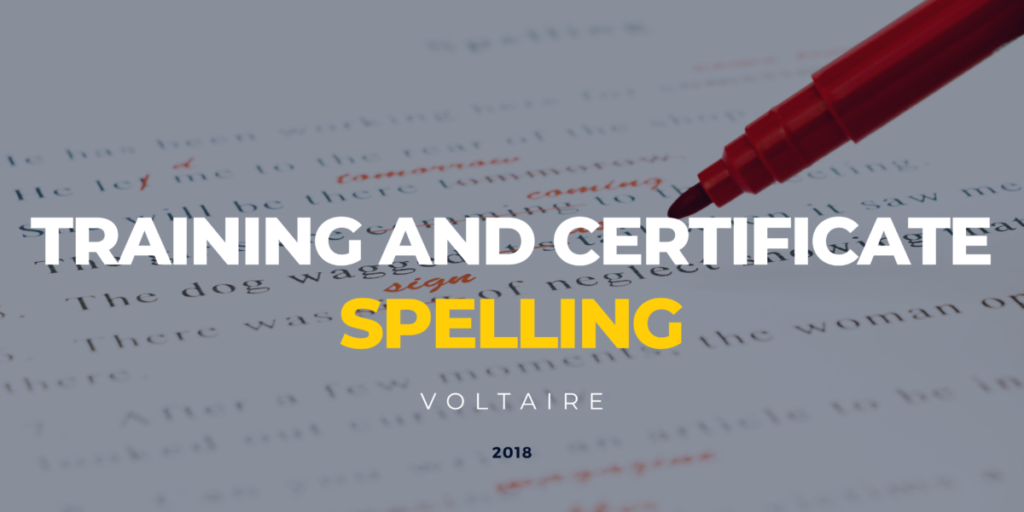 ThinkTrad teacher and translator; certificat Voltaire; orthographe
