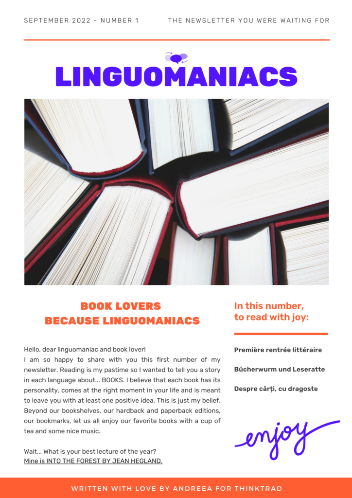 NEWSLETTER NR 1